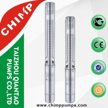 CHIMP 4SP serie 304 impulsor de acero inoxidable bomba de agua sumergible de varias etapas